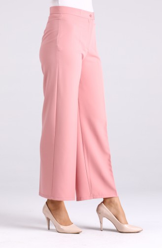 Flared Summer Trousers 1108-09 Powder 1108-09
