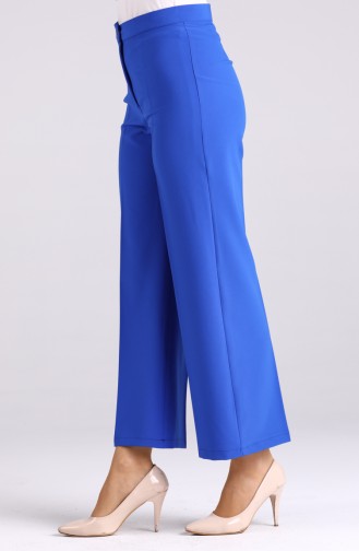Flared Summer Trousers 1108-12 Saxe Blue 1108-12
