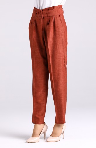 Belted Straight Leg Trousers 1123-01 Tile 1123-01