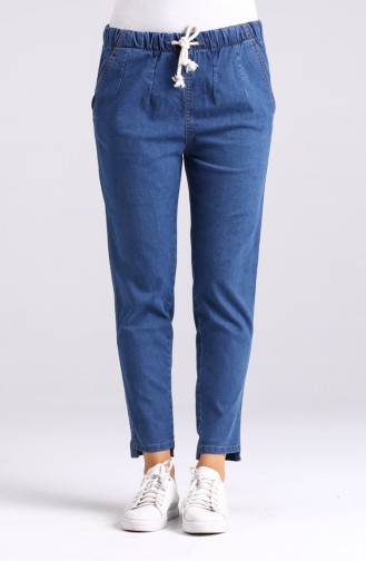 Pantalon Bleu Marine 5012-02