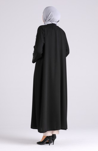 Black Hijab Dress 1090-01