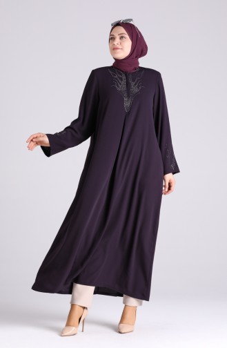 Robe Hijab Pourpre 1090-02