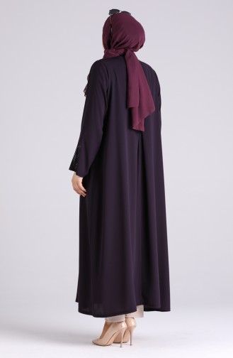Lila Hijab Kleider 1090-02