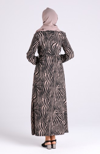 Mink Hijab Dress 5873-02