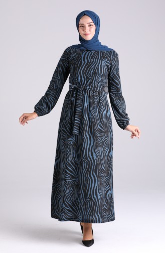 Indigo Hijab Kleider 5873-05