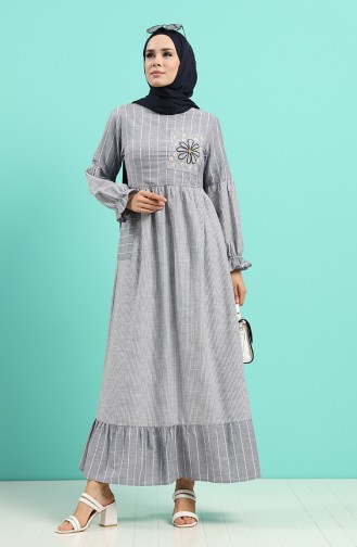 Robe Hijab Noir 8071-04