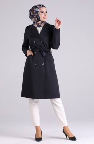 Dunkelblau Trench Coats Models 1440-03