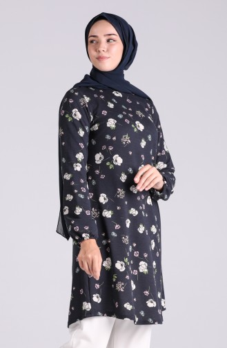 Navy Blue Tuniek 1298-01