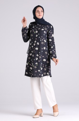 Navy Blue Tuniek 1298-01