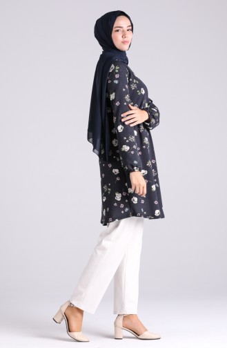 Navy Blue Tuniek 2145-03