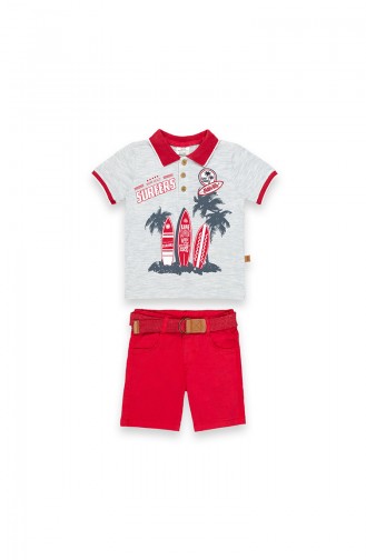 Red Baby & Kid Suit 09740-01