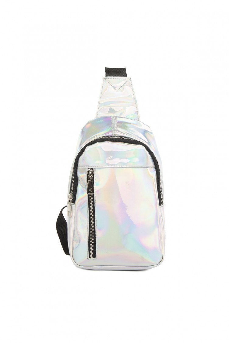 plain white fanny pack