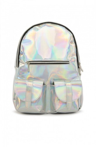 Silver Gray Backpack 87001900045583