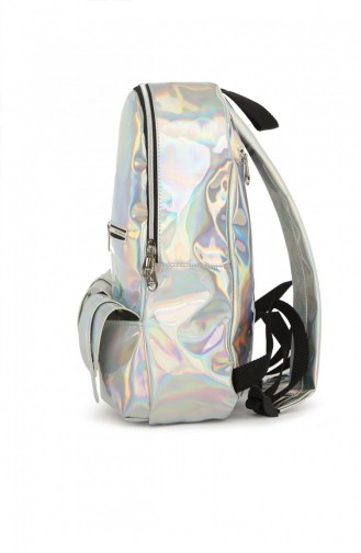 Silver Gray Backpack 87001900045583