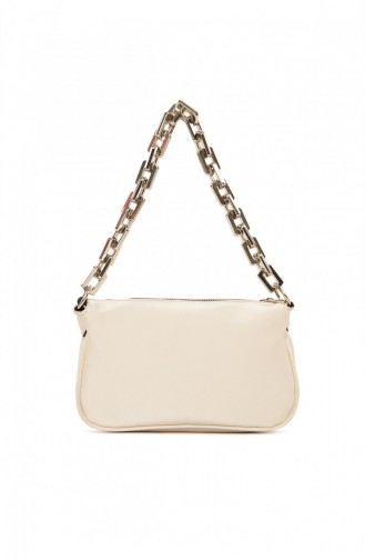 Creme Schultertasche 8682166058211