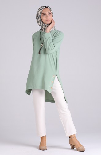 Blouse Vert noisette 8007-05