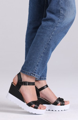 Black High-Heel Shoes 98601-1