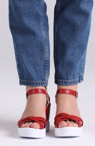 Red High-Heel Shoes 98604-4