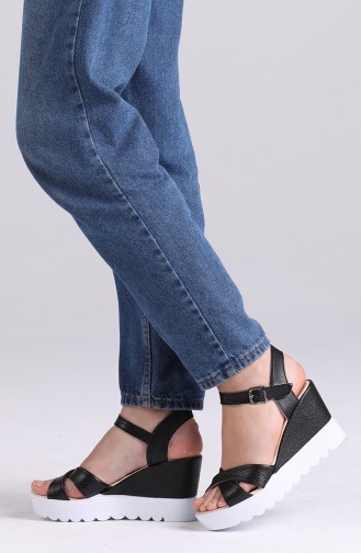 Black High-Heel Shoes 98800-0