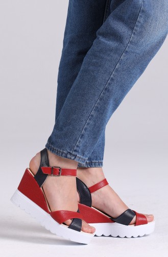 Chaussures a Talons Bleu Marine 98802-2
