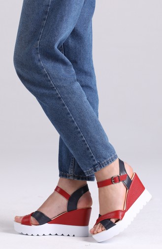 Navy Blue High-Heel Shoes 98802-2