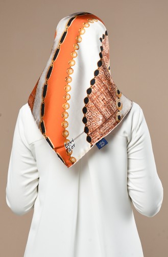 Orange Scarf 2526-02