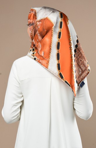 Orange Scarf 2526-02