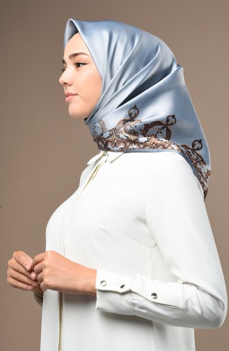 Karaca Dijital Rayon Eşarp 90687-15 Gri