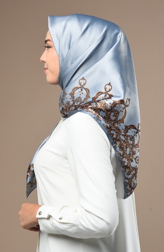 Karaca Dijital Rayon Eşarp 90687-15 Gri