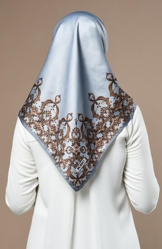 Karaca Dijital Rayon Eşarp 90687-15 Gri