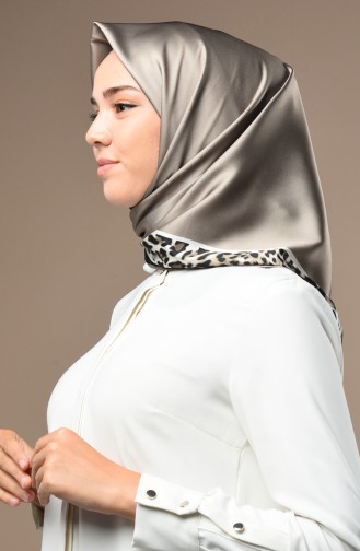 Karaca Dijital Rayon Eşarp 90693-23 Haki Siyah