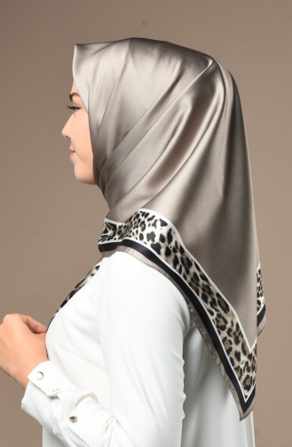 Karaca Dijital Rayon Eşarp 90693-23 Haki Siyah