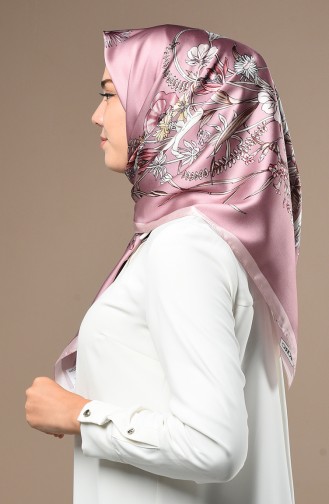 Karaca Dijital Rayon Eşarp 90696-03 Gül Kurusu
