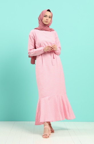 Pink İslamitische Jurk 4624-03