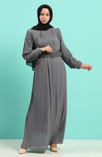 Robe Hijab Vert Moisi 7686-03