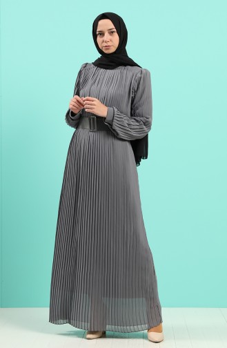 Schimmel-Grün Hijab Kleider 7686-03