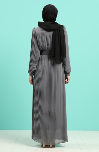Schimmel-Grün Hijab Kleider 7686-03
