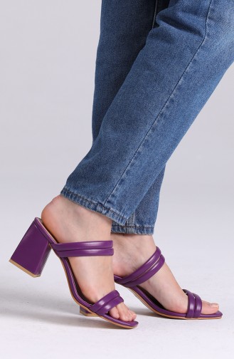 Purple Summer Slippers 0830-04