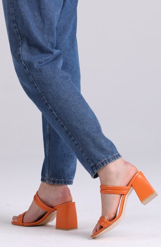 Orange Summer Slippers 0830-07