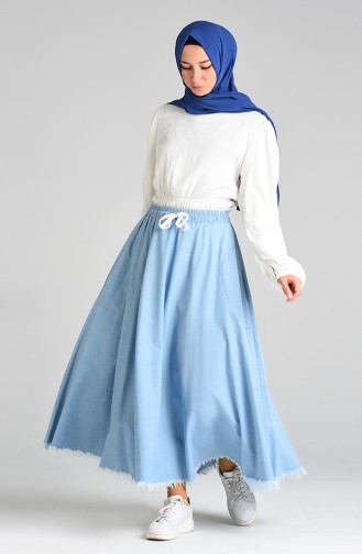 Denim Blue Skirt 4051-01