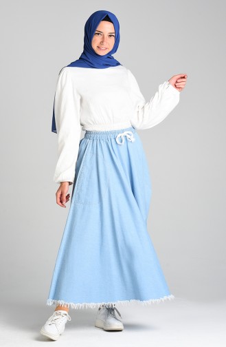 Denim Blue Skirt 4051-01