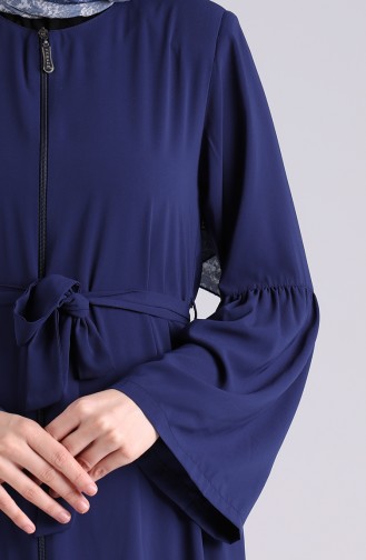 Navy Blue Abaya 5074-01