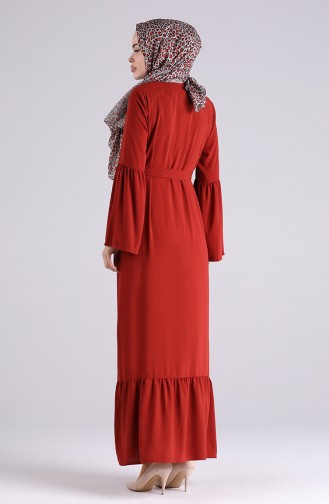 Abayas Couleur brique 5074-03