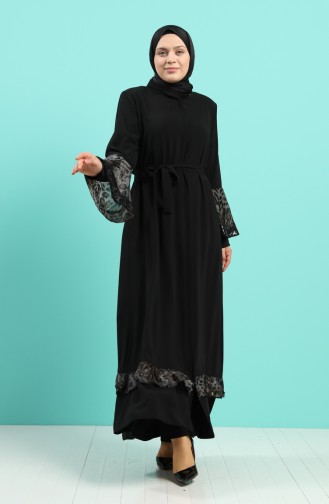 Black Abaya 5955-01