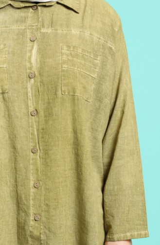 Khaki Hemd 4007-07