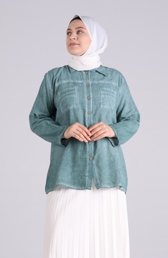 قميص أخضر حشيشي 4007-09