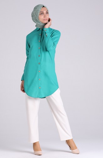 قميص أخضر حشيشي 3071-01