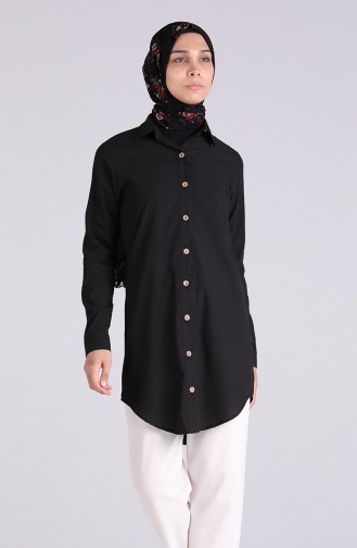 Black Overhemdblouse 3071-05