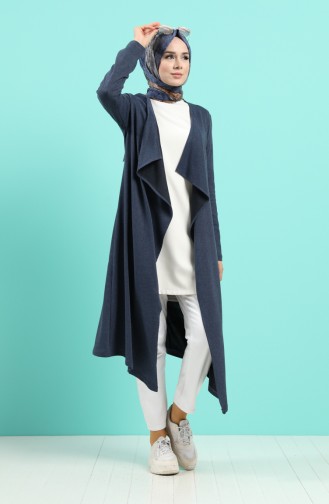 Indigo Strickjacke 3136-08