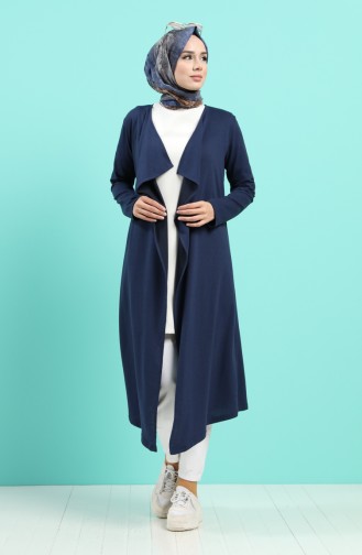 Light Navy Blue Cardigans 3136-11